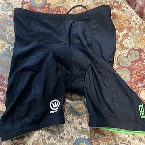 Canari. Bike shorts padded butt  has a gel cushioning
